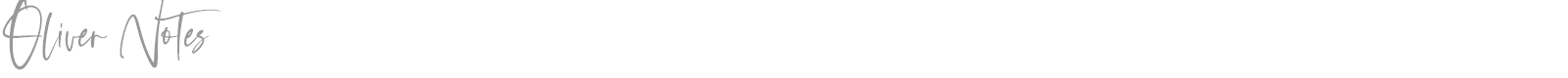 Oliver Notes font preview